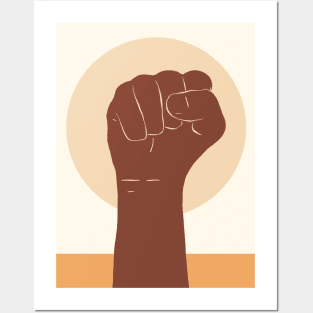 Black Life Matters Fist Posters and Art